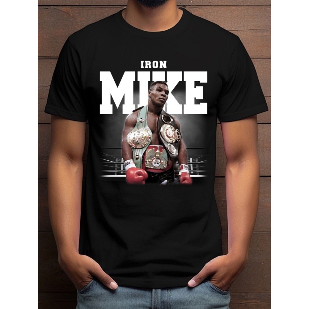Iron Mike Tyson World 🌎 Champion Black T-Shirt Unisex 3XL
